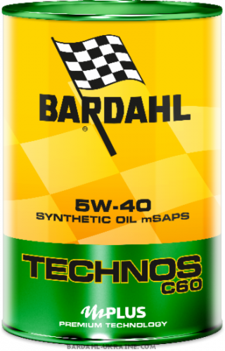 Моторное масло BARDAHL TECHOS C60 MSAPS 5W40 1л. 314040