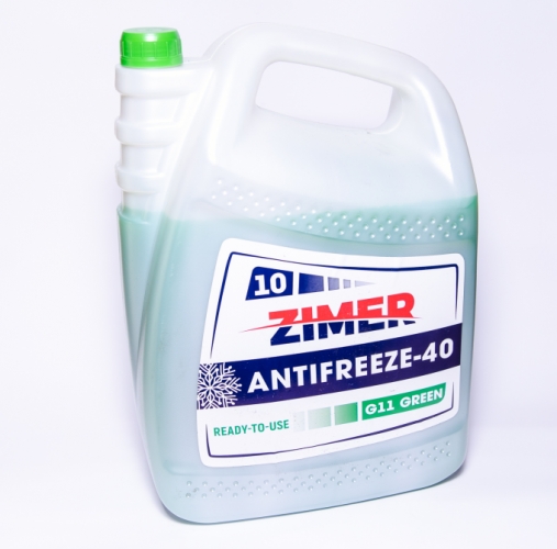 Охлаждающая жидкость Антифриз ZIMER -40 (зеленый) 10л.
