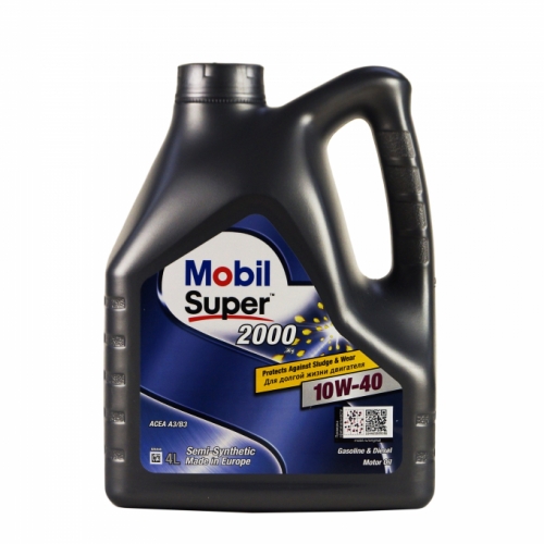 Моторное масло Mobil Super 2000 10w40 4л SL/CF