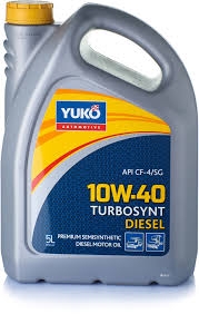 Моторне масло YUKO Turbosynt Diesel 10w40 5л CF-4/SG