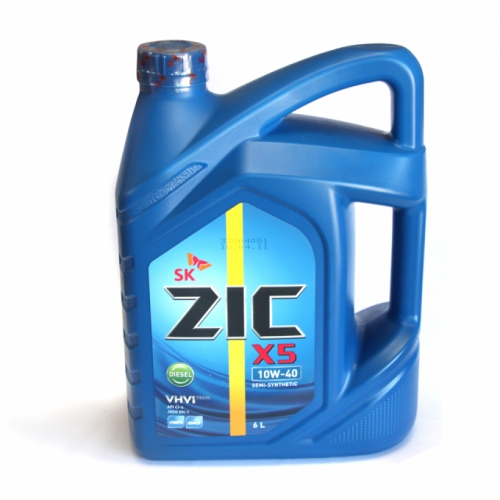 Zic X5 10w-40 Diesel Моторное масло 6л