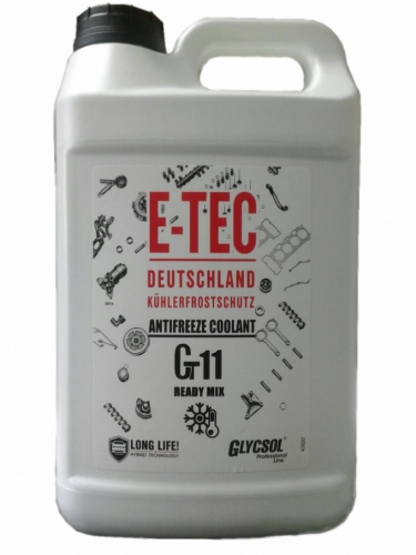 E-TEC Антфриз -40 G11 Glycsol зеленый 4л