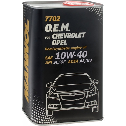 Моторное масло Mannol (metal) 7702 O.E.M. for Chevrolet Opel 10w40 4л