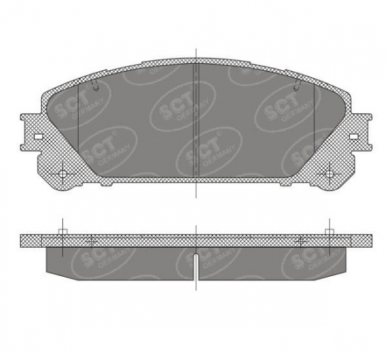 SCT Колодки SP 473 PROFI Line