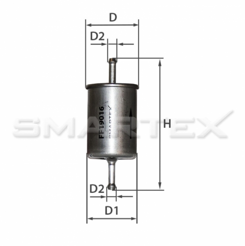 Фильтр топливный SMARTEX FF19016 (SCT ST 308, PP 831)