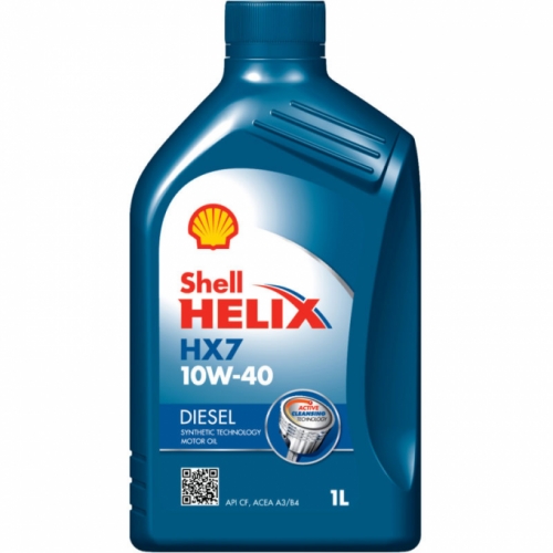 Моторное масло Shell Helix HX7 Diesel 10w40 1л CF A3/B4