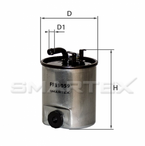 Фильтр топливный SMARTEX FF19059 (SCT ST 390, PP 841/3)