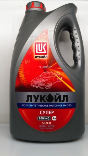 Лукойл Супер 10w40 4л SG/CD Моторное масло