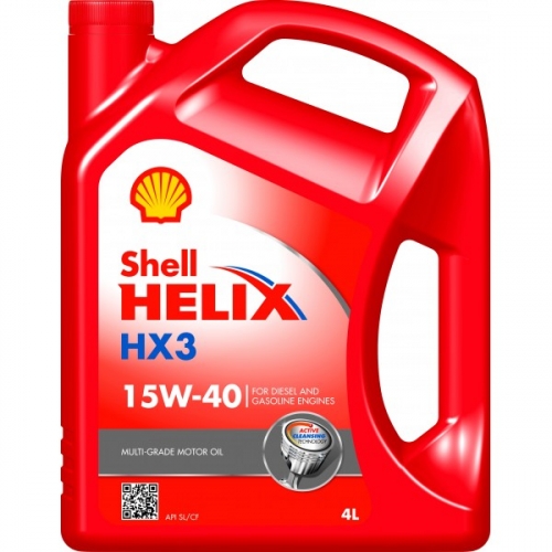 Моторное масло Shell Helix HX3 15w40 4л SL / CF