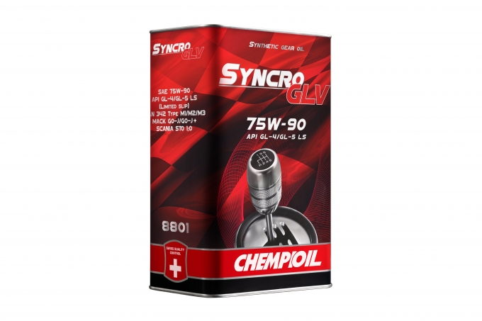 Трансмиссионное масло Chempioil (metal) Syncro GLV 75W90 GL-5  4л