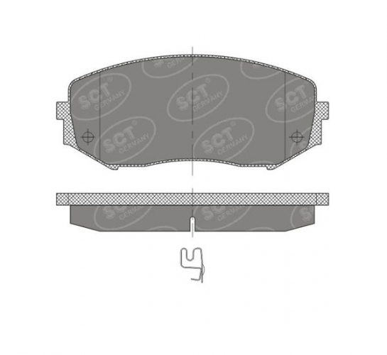 SCT Колодки SP 482 PROFI Line