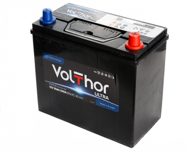 Аккумулятор VolThor TAB ASIA 55 +правый (540 пуск)