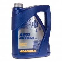 Концентрат Антифриза Mannol Antifreeze Longterm AG-11 синий 5л