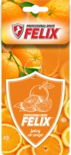 Ароматизатор Felix бумажный Juicy orange (Брызги сочного апельсина)
