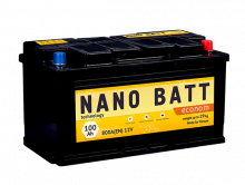 Аккумулятор NANO BATT  Econom  -100 +левый 800 A