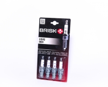 Свечи зажигания BRISK Super L15YC  (cиние) комплект 4шт длинная юбка