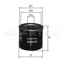 Фильтр масляный SMARTEX OF16010 (SCT SM 134) KIA, MAZDA, NISSAN, RENAULT, SUBARU