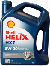 Моторное масло Shell Helix HX7 5w30 4л SL/CF