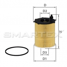 Фильтр масляный SMARTEX ОЕ18026ЕСО (SCT SH 4793 P) 