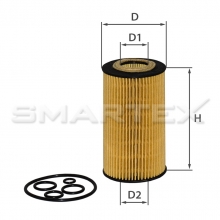 Фильтр масляный SMARTEX ОЕ18028ЕСО (SCT SH 425/1 P) 
