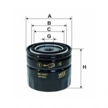 Фильтр масляный WIX WL 7067-12 ВАЗ 2101 высокий БЕЗ Упаковки (SCT SM 102) 