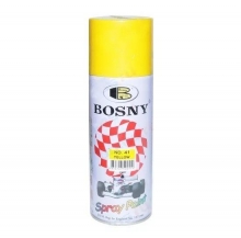 Краска Bosny аэрозоль №41 желтая 0,4л