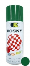 Краска Bosny аэрозоль №13 темно-зеленая  0,4л