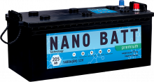 Аккумулятор NANO BATT  Premium - 205 (евробанка) (1400 пуск)2020!!!