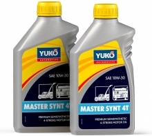 Моторное масло YUKO Master Synt 4Т 10w30 SL/CF