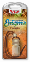 Ароматизатор подвесной с деревянной крышкой FELIX Enigma Irish-coffe (Ирландский кофе) 6мл