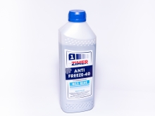 Охлаждающая жидкость Антифриз ZIMER -40 (синий) 1л.