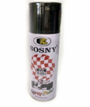 Краска Bosny аэрозрль №39 черная (глянцевая) 0,4л