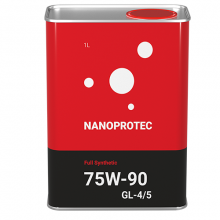 Трансмиссионное масло Nanoprotec  Gear Oil 75w90 GL-4/5 1л СИНТЕТИКА