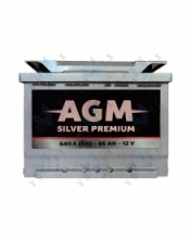 AGM Акумулятор AGM Silver -65 +лівий 640 А Нове