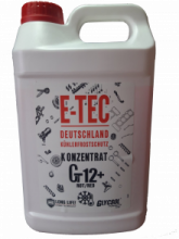 E-TEC Концентрат Антфриза Gt12+ Glycsol красный 4л