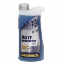 Охлаждающая жидкость Mannol Antifreeze AG 11 -40 голубой 1л