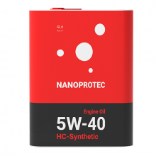 Моторное масло Nanoprotec 5w40 4л