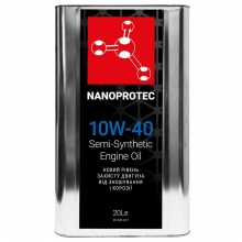 Моторное масло Nanoprotec 10w40  20л