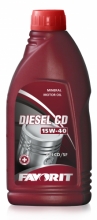 Моторное масло FAVORIT 15w40 1л Diesel CD