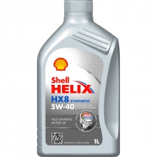 Моторное масло Shell Helix HX8 5w40 1л SN/CF A3/B4