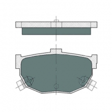 SCT Колодки SP 386 PROFI line HYUNDAI Matrix KIA Cerato задние